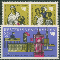 DDR 1969 Weltfriedenstreffen Berlin Bauwerke 1478/80 Postfrisch - Ongebruikt