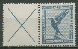 Deutsches Reich Zusammendrucke 1931 Flugpost W 21.1 Postfrisch, Vorgefaltet - Se-Tenant