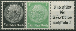 Dt. Reich Zusammendrucke 1939 Aus Einheitsgeberstreifen 1, W 72 Postfrisch - Se-Tenant