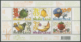 Niederlande 2004 Voor Het Kind Ernährung Und Sport Block 84 Postfrisch (C95800) - Blocchi