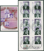 Australien 2002 Australian Legends Mediziner MH 145 Gestempelt (C29598) - Postzegelboekjes