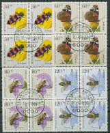 Bund 1984 Jugend: Bestäuberinsekten 1202/05 4er-Block Gestempelt - Used Stamps