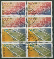 Bund 1981 Sporthilfe Sport 1094/95 4er-Block Gestempelt - Gebraucht