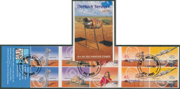 Australien 2001 Infrastruktur Im Outback MH 139 Gestempelt (C29586) - Postzegelboekjes