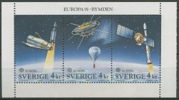 Schweden 1991 Europa CEPT Raumfahrt Heftchenblatt H.-Bl.186 Postfrisch (C60760) - 1981-..