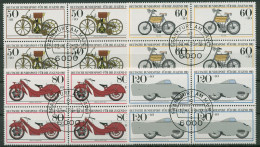 Bund 1983 Jugend: Historische Motorräder 1168/71 4er-Block Gestempelt - Used Stamps