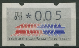 Israel ATM 1990 Hirsch Automat 011 Einzelwert ATM 3.4.11 Postfrisch - Franking Labels