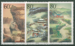 China 2001 Tempel Am Wudangshan, Provinz Hubei 3244/46 Postfrisch - Unused Stamps