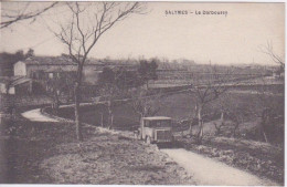 07 - ARDECHE - LES SALYMES - LE DARBOUSSY  - AUTOMOBILE  SUR LA ROUTE DE LA  VITICULTURE - VIGNES - Autres & Non Classés