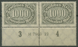 Deutsches Reich 1922/23 Ziffern Hausauftragsnummer 252 HAN 7960.22 Postfrisch - Neufs