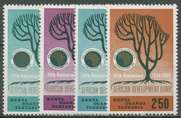 Ostafrikanische Gem. 1969 Afrikanische Entwicklungsbank 193/96 Postfrisch - Kenya, Oeganda & Tanzania