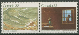 Kanada 1983 Kanadische Schriftsteller Roman Gedicht 871/72 ZD Postfrisch - Unused Stamps