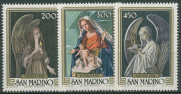 San Marino 1982 Weihnachten Gemälde 1267/69 Postfrisch - Unused Stamps