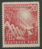 Bund 1949 Eröffnung Deutscher Bundestag 112 Mit Neugummierung (R80988) - Unused Stamps