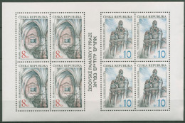 Tschechische Republik 1996 Jüdische Baudenkmäler 142/43 K Postfrisch (C62765) - Hojas Bloque