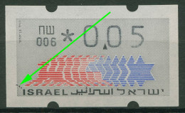 Israel ATM 1990 Hirsch 006 Einzelwert Plattenfehler ATM 3.3.6 PF ? Postfrisch - Vignettes D'affranchissement (Frama)