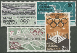 Ostafrikanische Gem. 1968 Olympische Spiele In Mexiko Boxen 177/80 Postfrisch - Kenya, Uganda & Tanzania