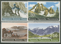 Ostafrikanische Gem. 1968 Berge Gebirge Wandern 169/72 Postfrisch - Kenya, Ouganda & Tanzanie