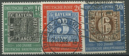 Bund 1949 100 Jahre Dt. Briefmarken 113/15 Gestempelt, Zahnfehler (R80997) - Gebraucht