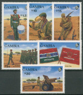 Gambia 1989 Tag Der Armee Papade Geschütz 828/33 Postfrisch - Gambia (1965-...)