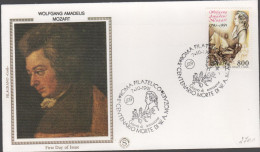 ITALIA - ITALIE - ITALY - 1991 - 2º Centenario Della Morte Di Wolfgang Amadeus Mozart - FDC Filagrano Gold - FDC