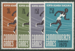 Ostafrikanische Gem. 1970 Commonwealth-Spiele Edinburgh 205/08 Postfrisch - Kenya, Oeganda & Tanzania