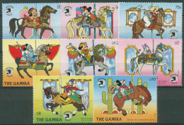 Gambia 1989 WORLD STAMP EXPO Disney Micky Maus 924/31 Postfrisch - Gambie (1965-...)