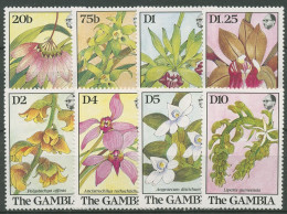 Gambia 1989 Pflanzen Orchideen 955/62 Postfrisch - Gambia (1965-...)