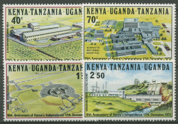 Ostafrikanische Gem. 1973 Teefabrik Krankenhaus Kraftwerk 263/66 Postfrisch - Kenya, Uganda & Tanzania