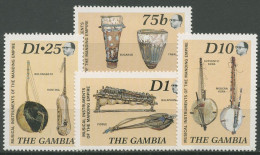 Gambia 1987 Musikinstrumente Im Reich Der Mandinka 663/66 Postfrisch - Gambie (1965-...)