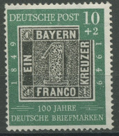 Bund 1949 100 Jahre Dt. Briefmarken 113 Postfrisch, Kl. Zahnfehler (R80998) - Ongebruikt