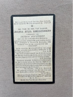 ADRIAENSSENS Joanna Julia °LILLO 1829 +VIERSEL 1902 - PINXTEREN - Obituary Notices