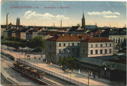 Ludwigshafen - Marktplatz Und Bahnhof - Ludwigshafen