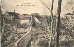 Germersheim - Queich Mit Blick Auf Die Stadt - Germersheim