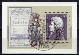 Germany - Mi-Nr Block 26 Ersttagsstempel / First Day Postmark (J1349) - Musique