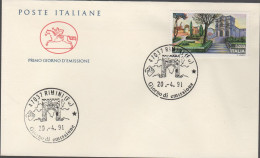 ITALIA - ITALIE - ITALY - 1991 - Centro Storico Di Roma - FDC Cavallino - FDC