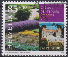 2006 Schweiz Pro Patria, Schloss Prangins VD ⵙ Zum:CH B292, Mi:CH 1961, Yt:CH 1888 - Used Stamps