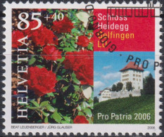 2006 Schweiz Pro Patria, Schloss Heidegg, Gelfingen LU ⵙ Zum:CH B293, Mi:CH 1962, Yt:CH 1887 - Gebraucht