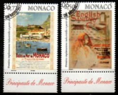 MONACO   -   2005 .  Y&T N° 2494 / 2495 Oblitérés.    Industries /  Affiches - Used Stamps
