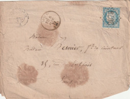 Lettre De Longwy à Paris LSC - 1849-1876: Période Classique