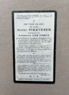 PINXTEREN Karel °KESSEL-LO 1875 +SINT-STEVEN-WOLUWE 1918 - VAN ERMEN - Esquela