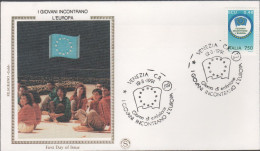 ITALIA - ITALIE - ITALY - 1991 - I Giovani Incontrano L'Europa - FDC Filagrano Gold - FDC