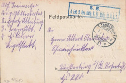 Feldpostkarte - 2. Ers. Abtlg. 3. Train Abtlg. III. B.A.K.  - Ingolstadt 1916 (69395) - Lettres & Documents