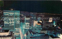 72763417 Montreal Quebec Night View Of Downtown Seen From The Imperial Bank Of C - Zonder Classificatie