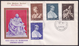 Vatican 1964, World Exhibition New York, Michelangelo's Pieta, FDC - Otros & Sin Clasificación