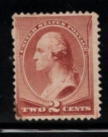 UNITED STATES Scott # 210 MH - George Washington - Small Stain Lower Left - Ungebraucht