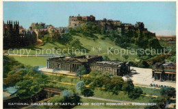 72756396 Edinburgh National Galleries Castle Scott Monument Edinburgh - Sonstige & Ohne Zuordnung