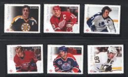 2016 Hockey Players Forward 6 Different: Lafleur, Crosby. Esposito, Messier, Sc 2941a-f MNH - Unused Stamps