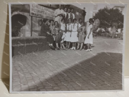 Italia Foto VITERBO 1930. Ristorante CHECCARELLO Al Castello. 103x80 Mm. - Europa