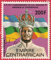 N° Yvert & Tellier PA184 - Empire Centrafricain (1977) (Oblitéré - Gomme Intacte) - Couronnement De L'Empereur Bokassa - Zentralafrik. Republik